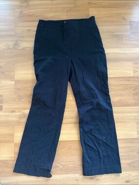 SPANX Black Cropped Ankle Trousers